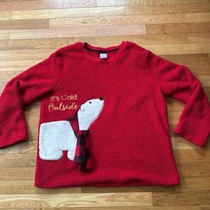 Red Woman’s Polar Bear Sweater